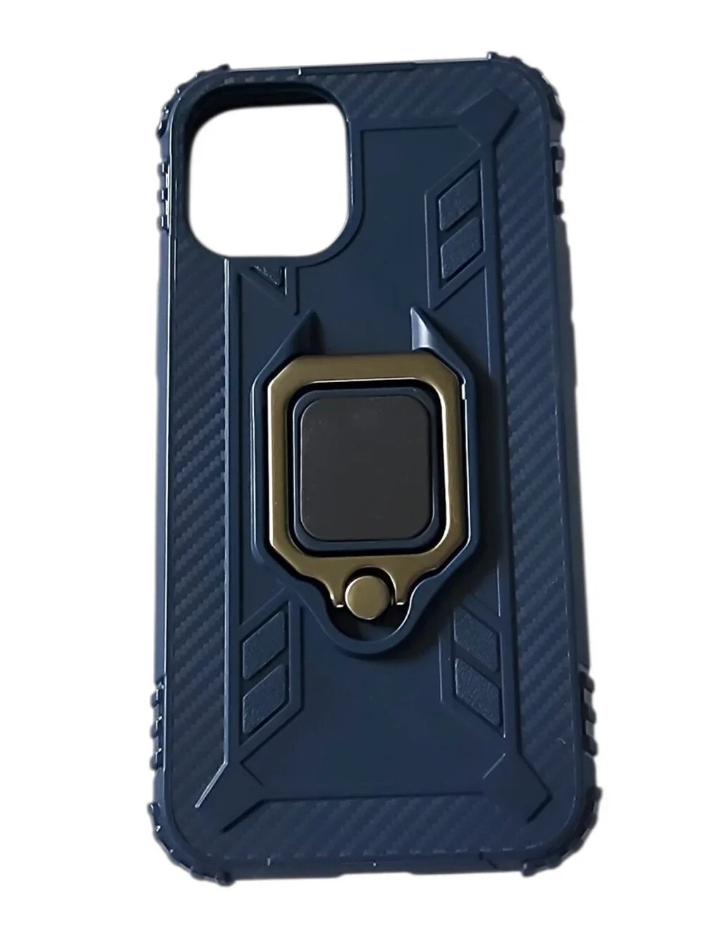 Navy Blue Defender Case & Screen Protector For iPhone 12